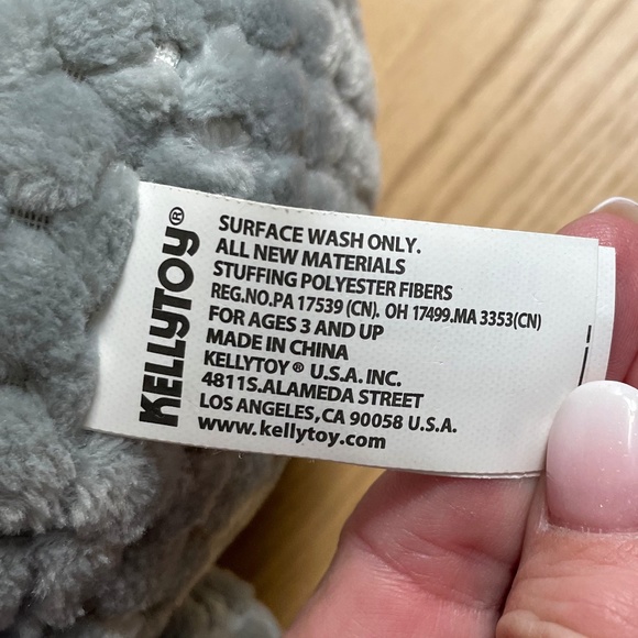 Kellytoy Billy Goat Plush Ram Waffle Quilted Texture Bow Tie Stuffed Animal 16" - Picture 6 of 10